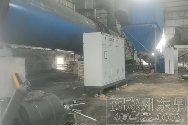 内蒙古伊旗煤泥烘干机安装现场