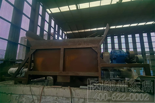 内蒙古达旗煤泥烘干机项目施工现场