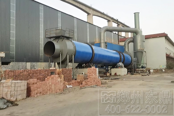 内蒙古1000吨煤泥烘干机项目安装进展