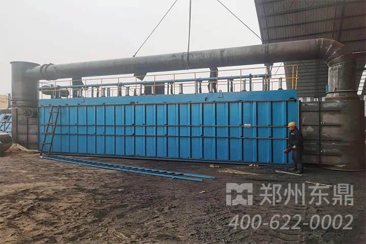 内蒙古鄂尔多斯北通煤业大型煤泥烘干设备安装现场