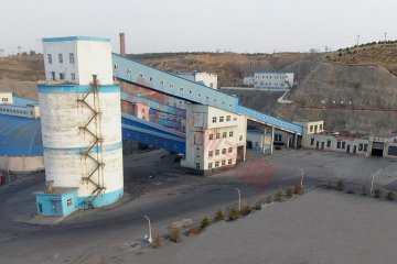 内蒙古煤泥烘干机现场