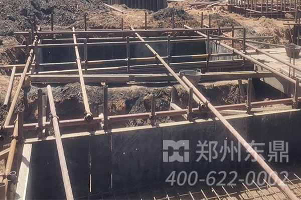 内蒙古准格尔旗煤泥烘干机土建现场